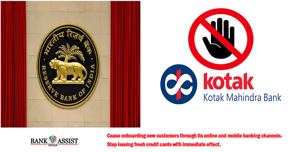 kotak Mahindra bank RBI BAN